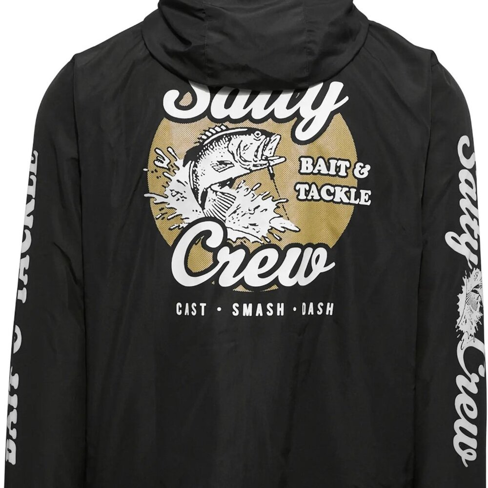 SALTY CREW  Bait and Tackle Windbreaker NWOT Small